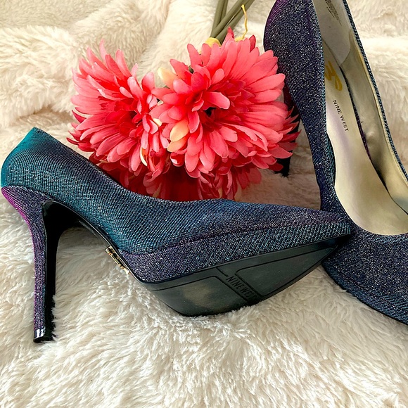 Nine West - Love Envy Sparkle Heel Sz. 7.5 - Picture 9 of 10